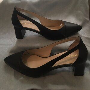 Peek-a-boo shoes from Cole Haan Black Leather Pumps with 2-inch heels